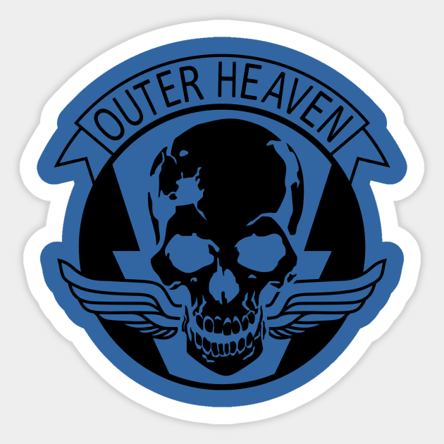 OUTER HEAVEN Sticker by galapagos